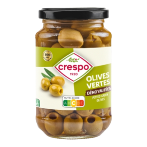 Crespo - Olives vertes dénoyautées 333g