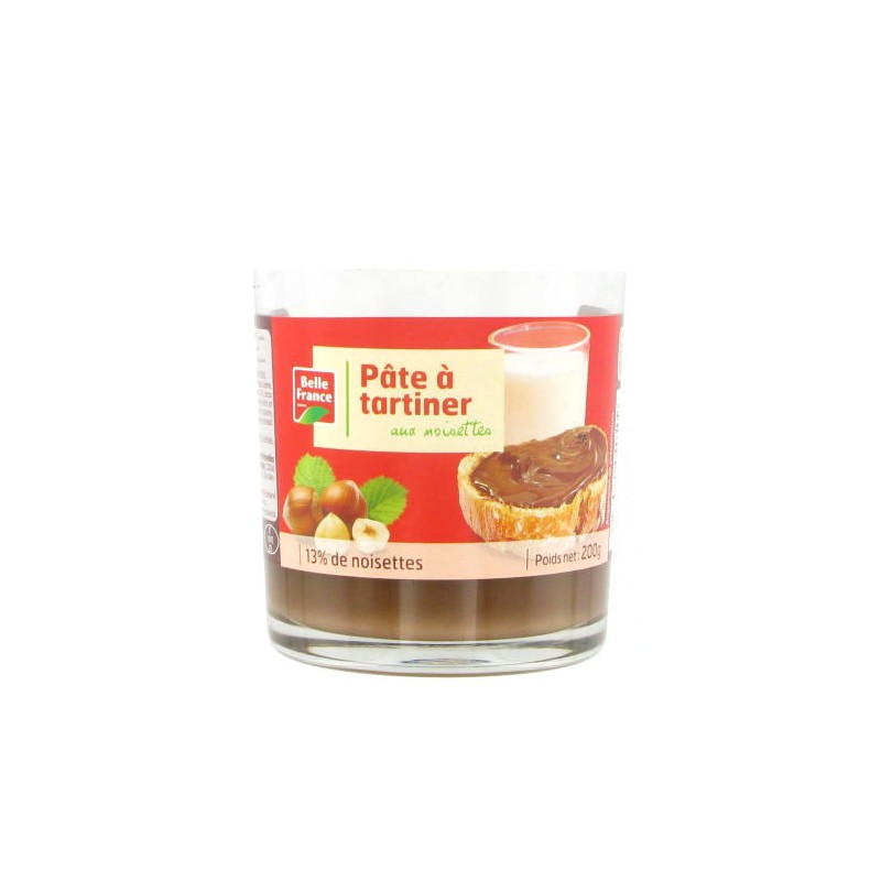 Belle France - Pâte à tartiner aux noisettes et cacao 200g