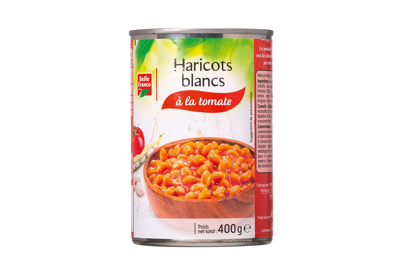 Belle France - Haricots blancs à la tomate 400g