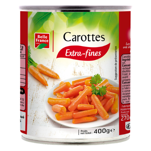 Belle France - Carottes extra-fines 400g