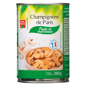 Belle France - Champignons pieds et morceaux 390g