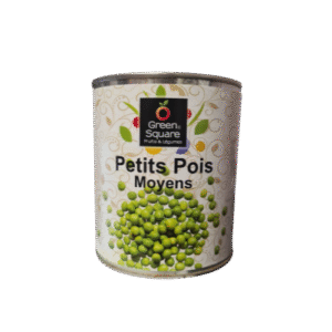 Green Square - Petits pois moyen 480g