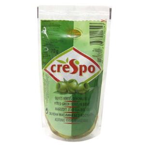 Crespo - Olives vertes dénoyautées 100g