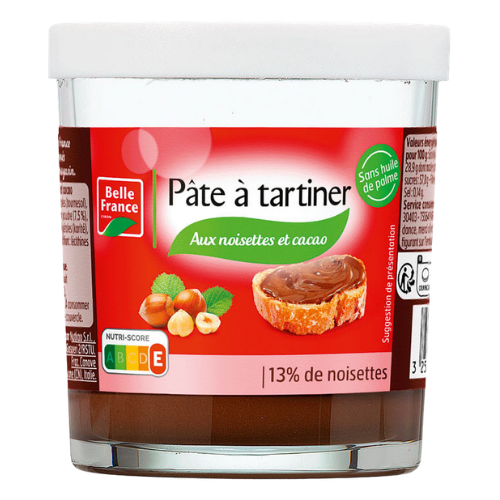 Belle France - Pâte à tartiner aux noisettes et cacao 200g