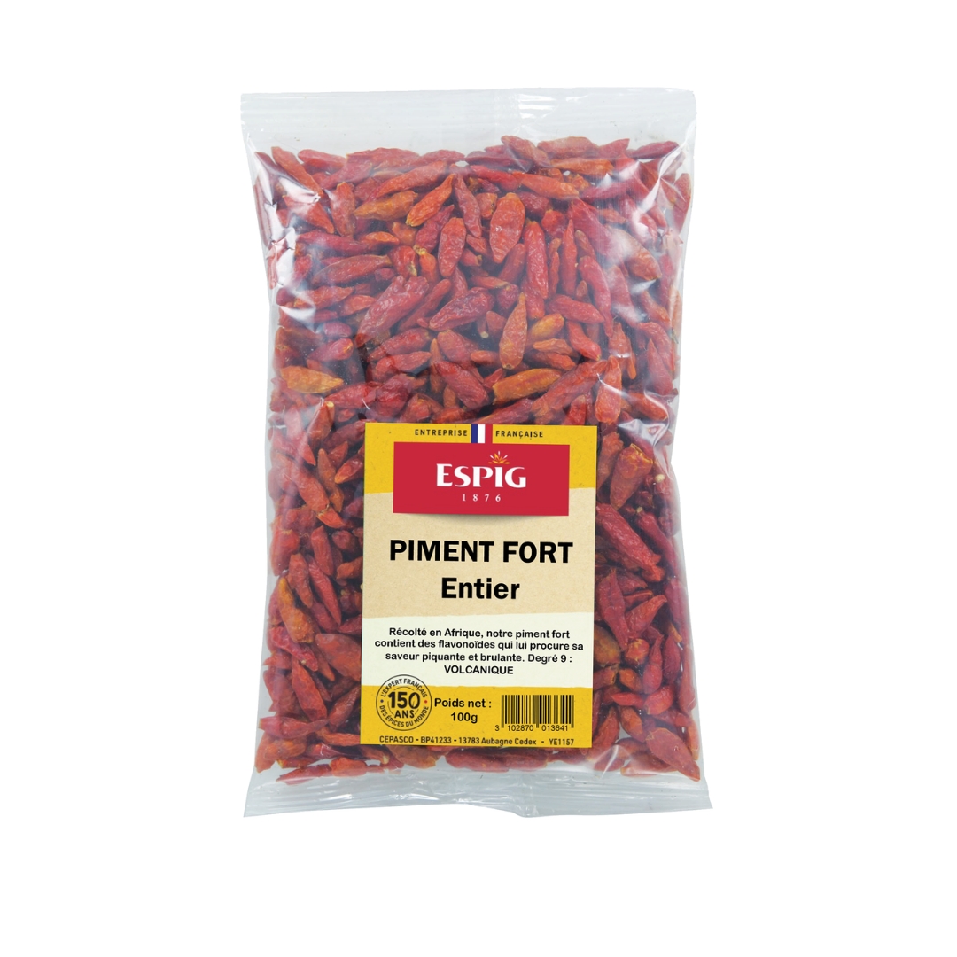 Espig - Épices Piment fort langue d'oiseau 100g