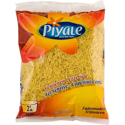 Piyale - Pâtes Capellini Corti 500g