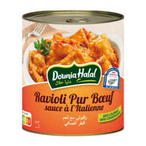 Dounia - Ravioli pur bœuf sauce à l'italienne 800g
