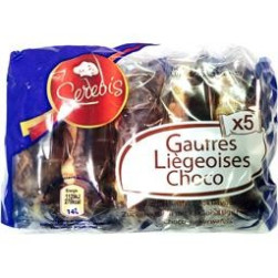Serebis - Gaufres liègeoises au chocolat 300g
