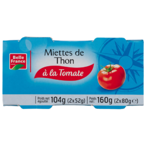 Belle France - Miettes de thon à la tomate 2x80g