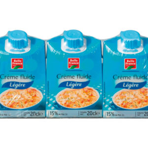 Belle France - Crème fluide légère 3x20cl