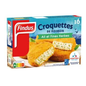 Findus - x6 Croquettes de poisson ail & fines herbes 300g