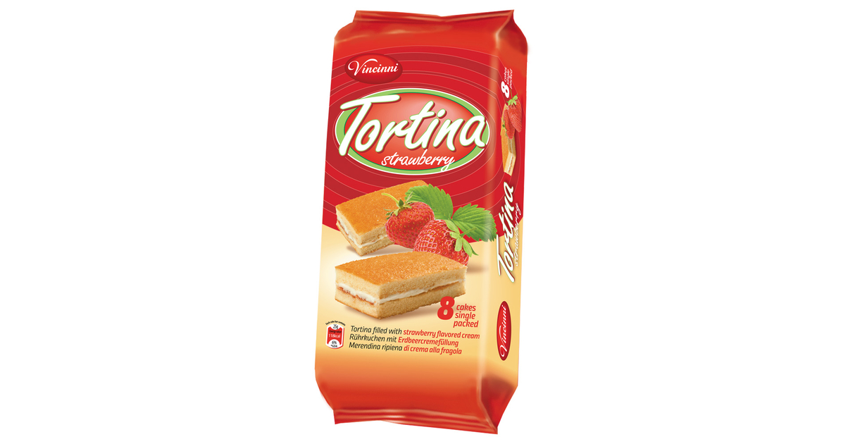 Vincinni - Gâteau à la fraise 200g