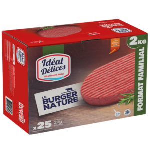 Idéal Délices - Burger nature 2kg