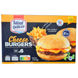 Idéal Délices - Cheese burgers 6x125g
