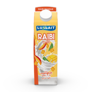 Luxlait - Lait fermenté raibi à la mangue 1l
