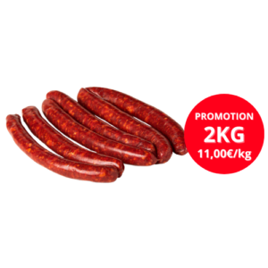 Merguez - 2kg (11,00€/kg)