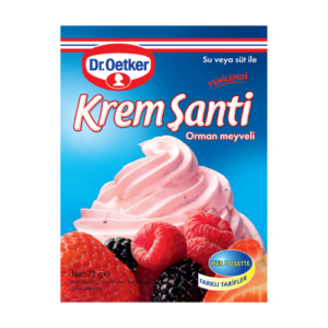 Dr Oetker - Crème chantilly aux fruits de bois 75g