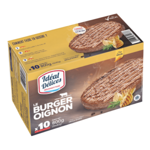 Idéal Délices - Burger à l'oignon 10x80g
