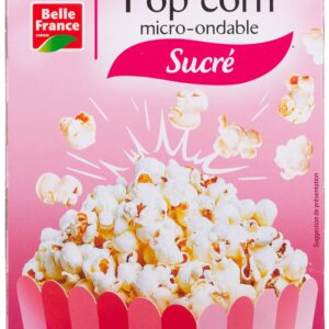 Belle France - Pop corn micro-ondable sucré 3x90g