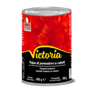 Victoria - Pulpe de tomates en cubes au jus 240g