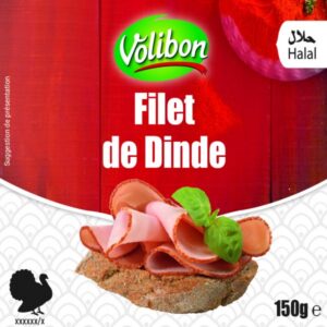 Volibon - Filet de dinde en tranches 150g