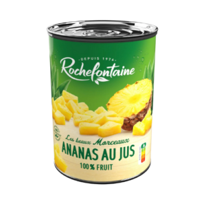 Rochefontaine - Ananas en morceaux 340g