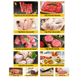 Colis Familial 85€/8kg + Option Charcuterie - Février