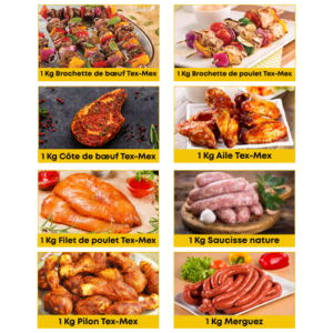 Colis Barbecue 8kg/99€ - Avril