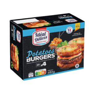 Idéal Délices - Potatoes burgers 4x170g