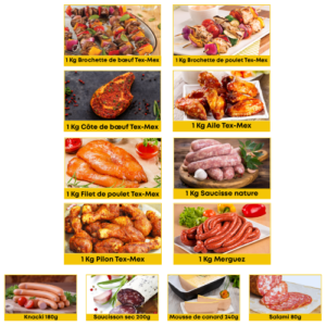 Colis Barbecue 8kg + Option Charcuterie