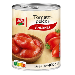 Belle France - Tomate pelées entières 400g