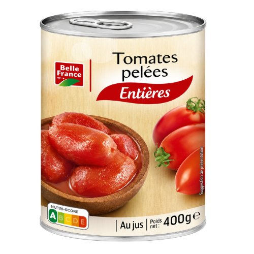 Belle France - Tomate pelées entières 400g