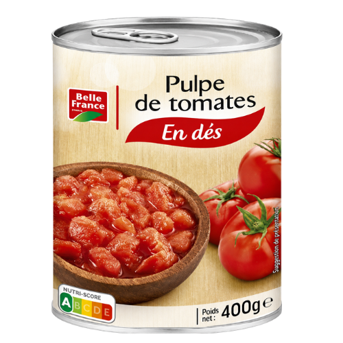 Belle France - Tomates concassées 400g