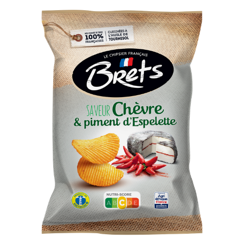 Brets - Chèvre et piment d'espelette 125g