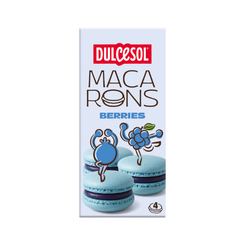 Dulcesol - Macaron aux fruits rouges 90g