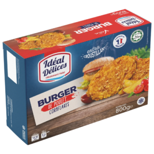 Idéal Délices - Burger de poulet cornflakes 800g