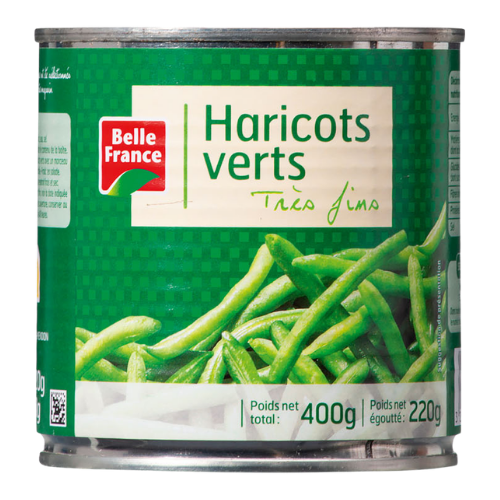 Belle France - Haricots verts très fins 400g