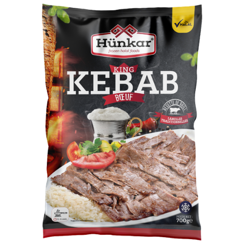 Hünkar - Lamelles de kebab au bœuf 700g